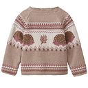 Vorschaubild Strickpullover beige gemustert