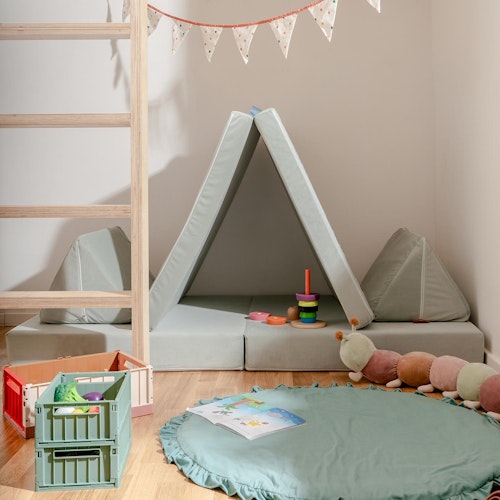 Funzy Spielsofa 4-teilig Mintgrün