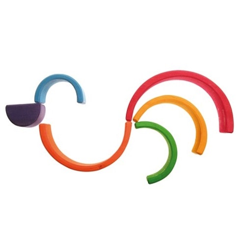 Mittlerer Regenbogen 17 cm 6teilig