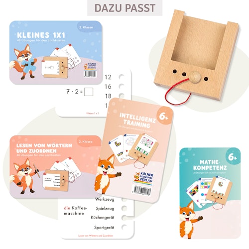 Kartensatz Mathekompetenz ab 6 Jahren (ohne Lochkasten)