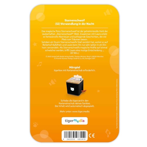 Sternenschweif - Verwandlung in der Nacht als Tigercard