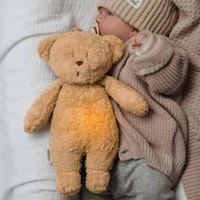 Der Bio-Summbär mit Lampe cappucino