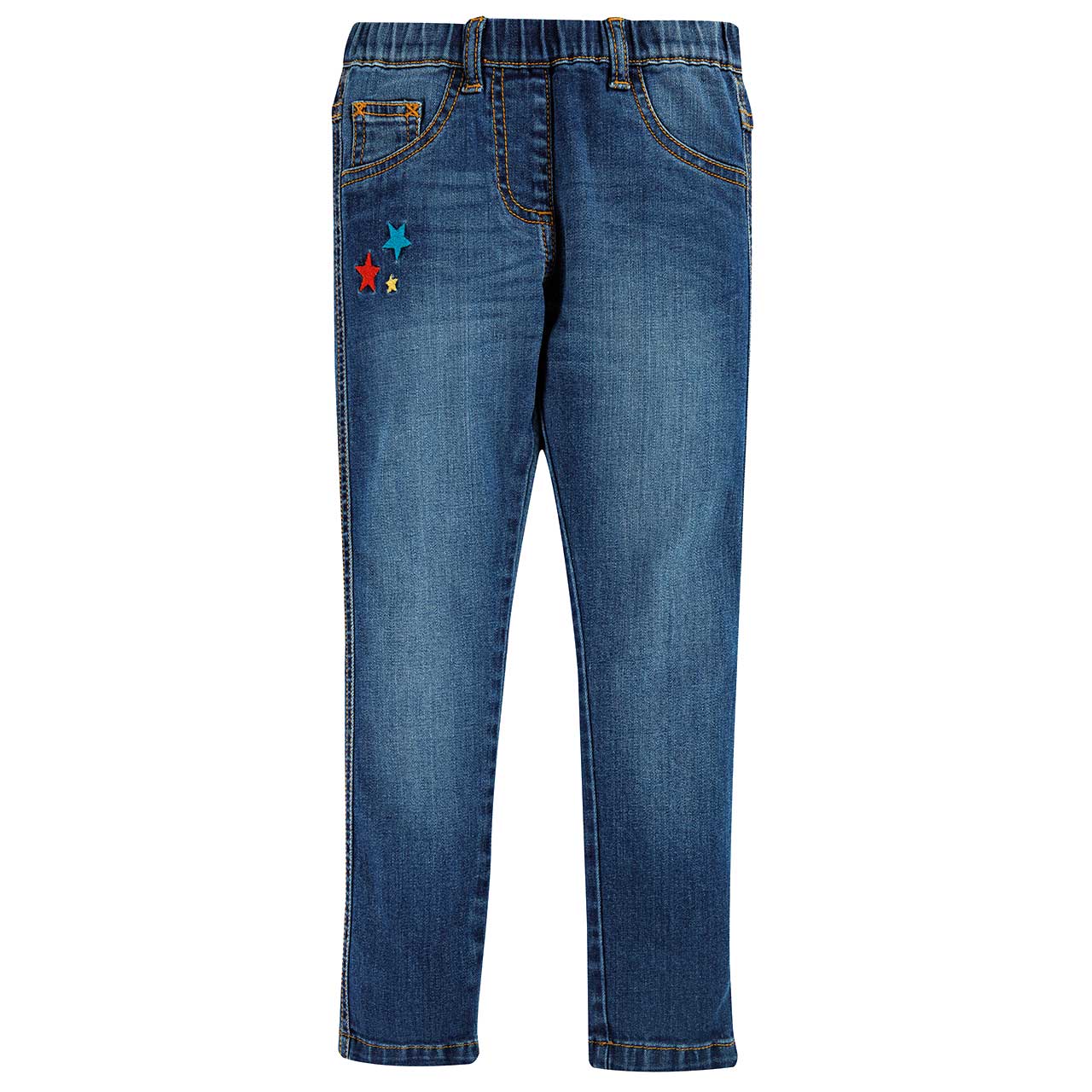 Mädchen Jeggings mit Sternen Stickerei