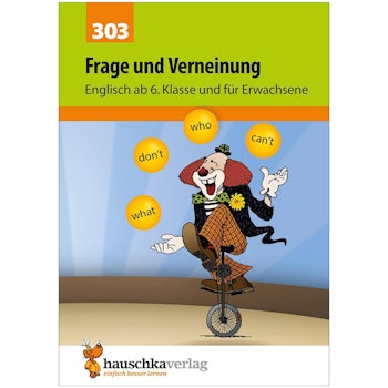 Übungsheft Englisch Frage und Verneinung ab Klasse 6
