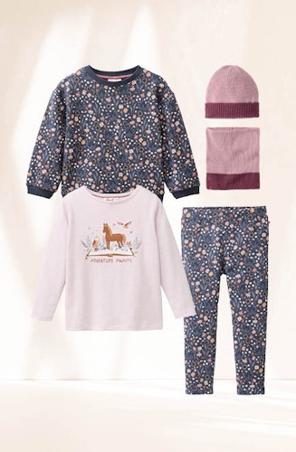 Weiches Sweatshirt Blumen
