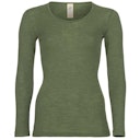 Vorschaubild Damen Wolle Seide Langarmshirt