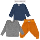 Vorschaubild Babyhose Wollplüsch breite Bündchen