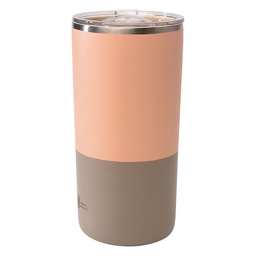 Edelstahl Thermobecher mit Henkel Pastellpfirsich 590 ml