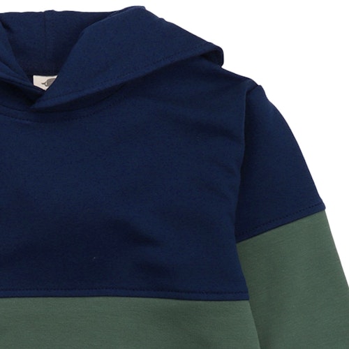 Zweifarbiger Hoodie Sweat