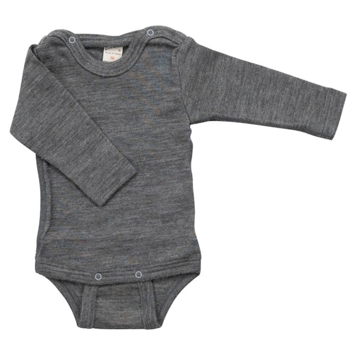 Wolle Seide Body langarm