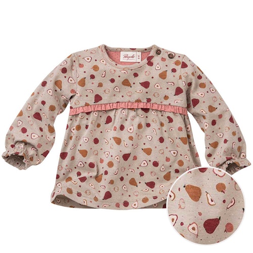 Lockeres Langarmshirt Blümchen