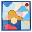 Vorschaubild Kleiner Baukasten Waves 22 Elemente im Rahmen