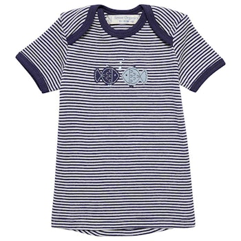 Babyshirt kurzarm Wüsten-Motive curry-gelb