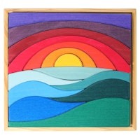 Landschaftspuzzle Holz 28cm