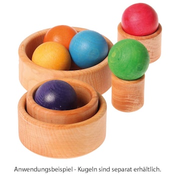 Holzschalen Set ab 1 Jahr natur