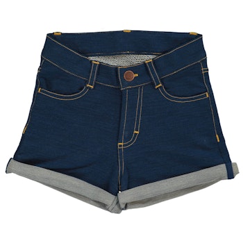Kurze Shorts Jeansoptik indigoblau