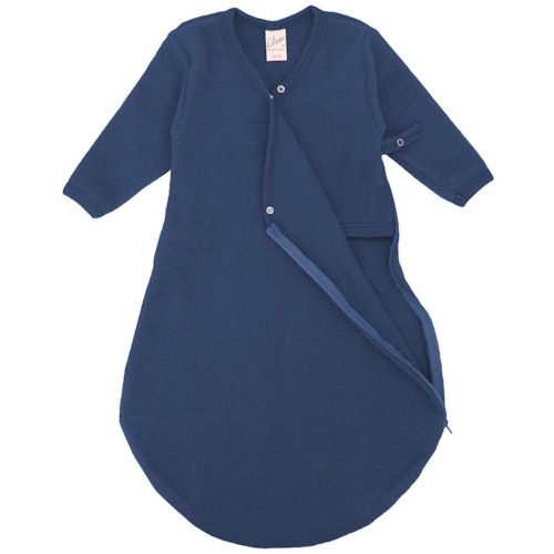 Babyschlafsack Wollplüsch langarm wickeln