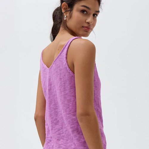 Unterhemd People Wear Organic Strick ohne Arm Uni