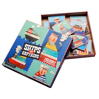 Kinder Gedächtnispiel Ships and Captains (3-99 Jahre)