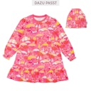 Vorschaubild Lockeres Langarmkleid Mumin-Motive