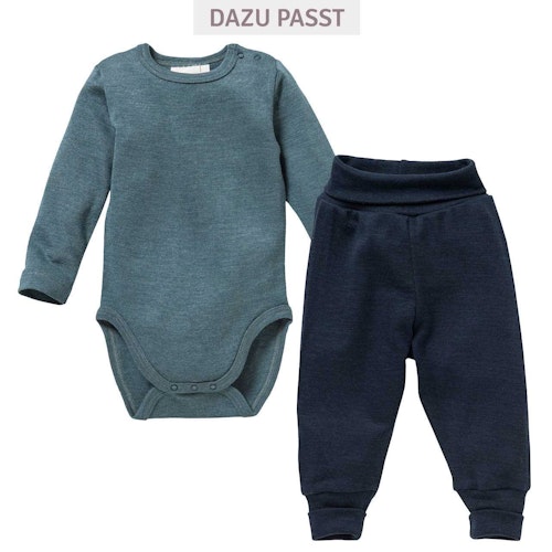 Wolle Seide Body langarm