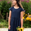 Vorschaubild Sommerkleid Blumenstrickerei
