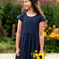 Sommerkleid Blumenstrickerei