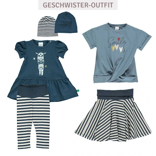 Sommerliches Kleidchen Tiger Stickerei