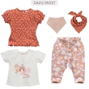 Vorschaubild Verspieltes Ripp T-Shirt Blätter