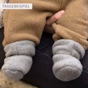 Vorschaubild Wolle Babyschuhe als Socke