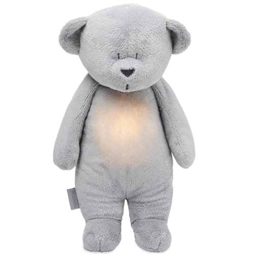 Der Summbär mit Lampe grau aus Baumwolle und Polyester
