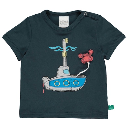 Kurzarm T-Shirt Tiergesicht