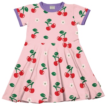 Flatterkleid kurzarm Krokus gelb