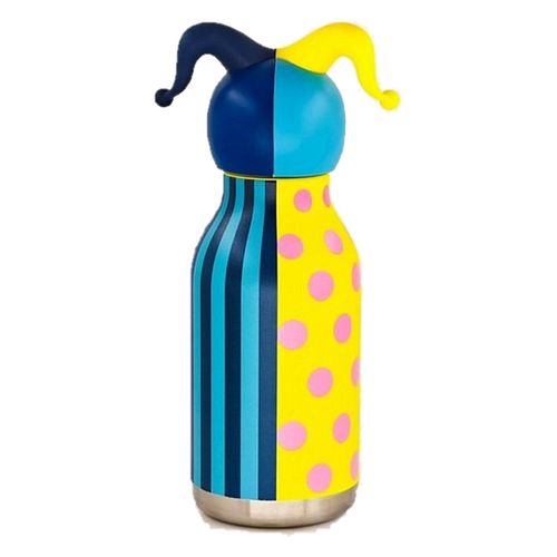 Spookies Edelstahltrinkflasche mit Trinkhalm Clown 460 ml