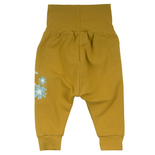 Krabbelhose mit Vogel Stickerei