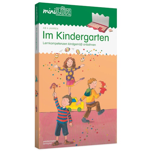 miniLÜK - Set Im Kindergarten, Kontrollgerät + 2 Hefte