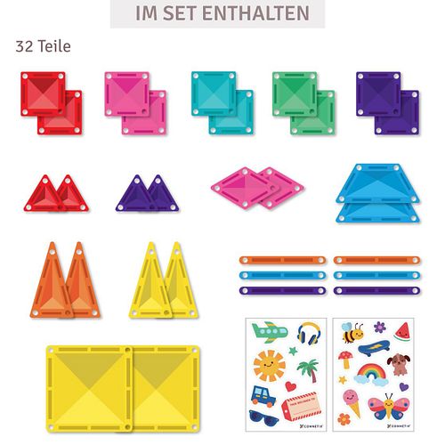 Connetix Magnetbausteine Reiseset 32 Teile
