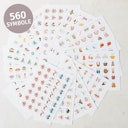 Vorschaubild Pastell Familienwochenplaner A3 inkl. 560 Symbole