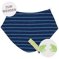 Wende-Dreiecktuch Streifen marine