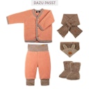 Vorschaubild Warme Woll Fleece Hose Bündchen