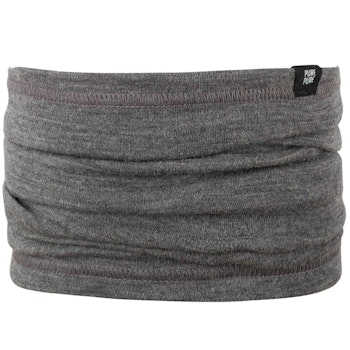 Warmer Interlock Schlauchschal grau melange