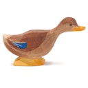 Vorschaubild Ente Hals lang Holzfigur 4 cm