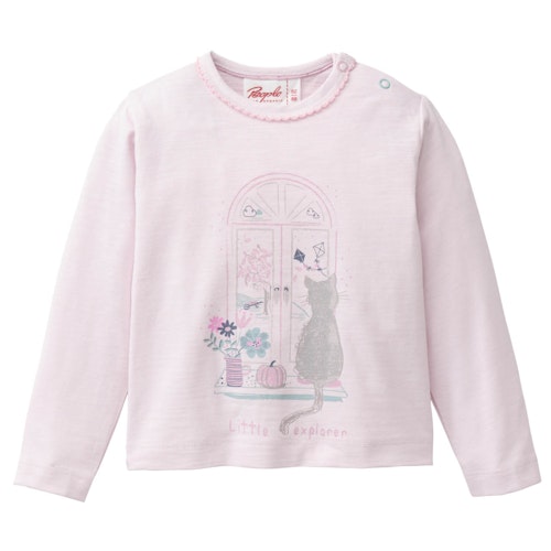 Süßes Langarmshirt Frühlingsprint