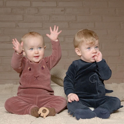 Velour Pullover Tiermotiv