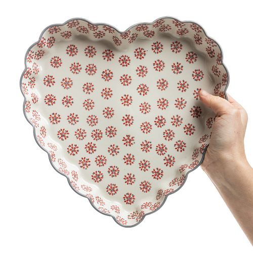 Herzförmige Quicheform REETRO 26 cm zum Backen und Servieren
