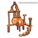 Vorschaubild 6 Ritter Holzpuppen zum Biegen blau