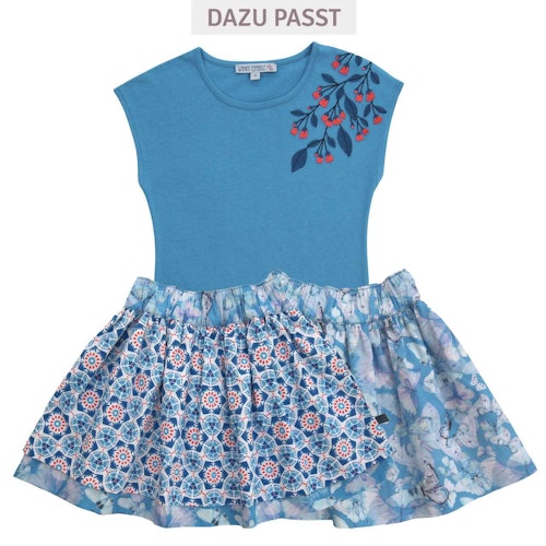 Popeline Wenderock Orchideen- Kakteendruck