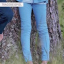 Vorschaubild Leichte Ripp Leggings uni