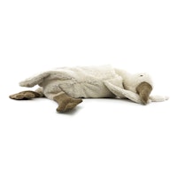 XL Kuscheltier & Wärmekissen Gans Dinkelspelz - 80 cm