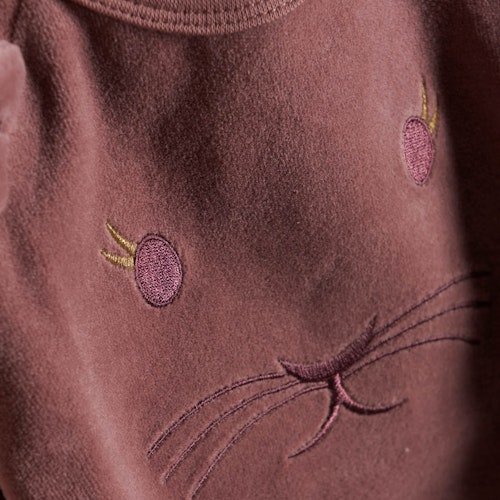 Velour Pullover Tiermotiv